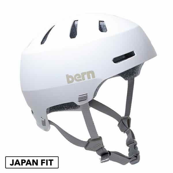 最速発送 bern バーン Macon2.0 Matte White ヘルメット BMX スケート ウインタースポーツ ユニセックス アジアンフィット