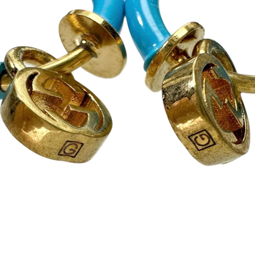 GUCCI/グッチ】インターロッキングG 鳥モチーフ イヤリング メタル/GP  