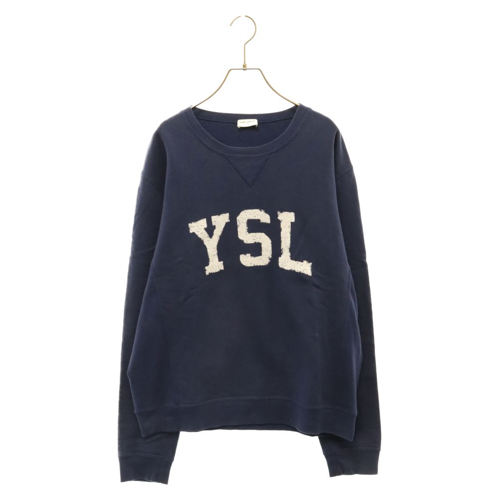 【即完モデル】サンローラン スウェット 21aw プリント SAINT LAURENT PARIS (サンローランパリ) 21AW logo-print