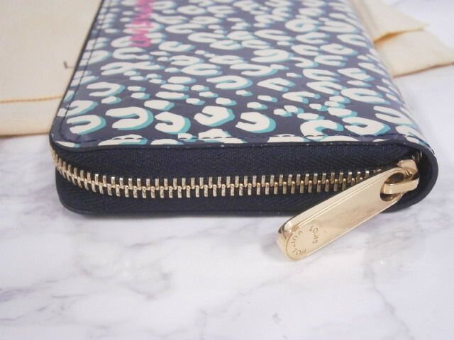 美品!!ルイヴィトン LOUIS VUITTON ヴェルニ レオパード ジッピー