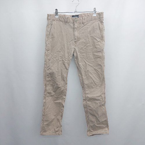 未使用BEAMS ビームス チノパンツ★サイズM ◇ Θ BEAMS ビームス 無地チノパンツ サイズM ベージュ系
