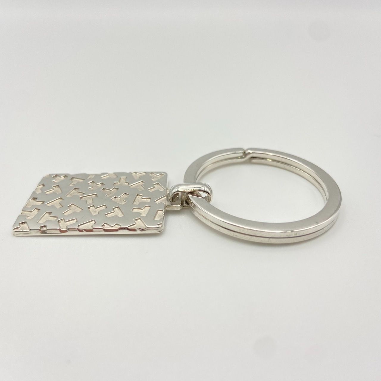 希少 良品 TIFFANY&Co. ティファニー キーリング Tロゴ