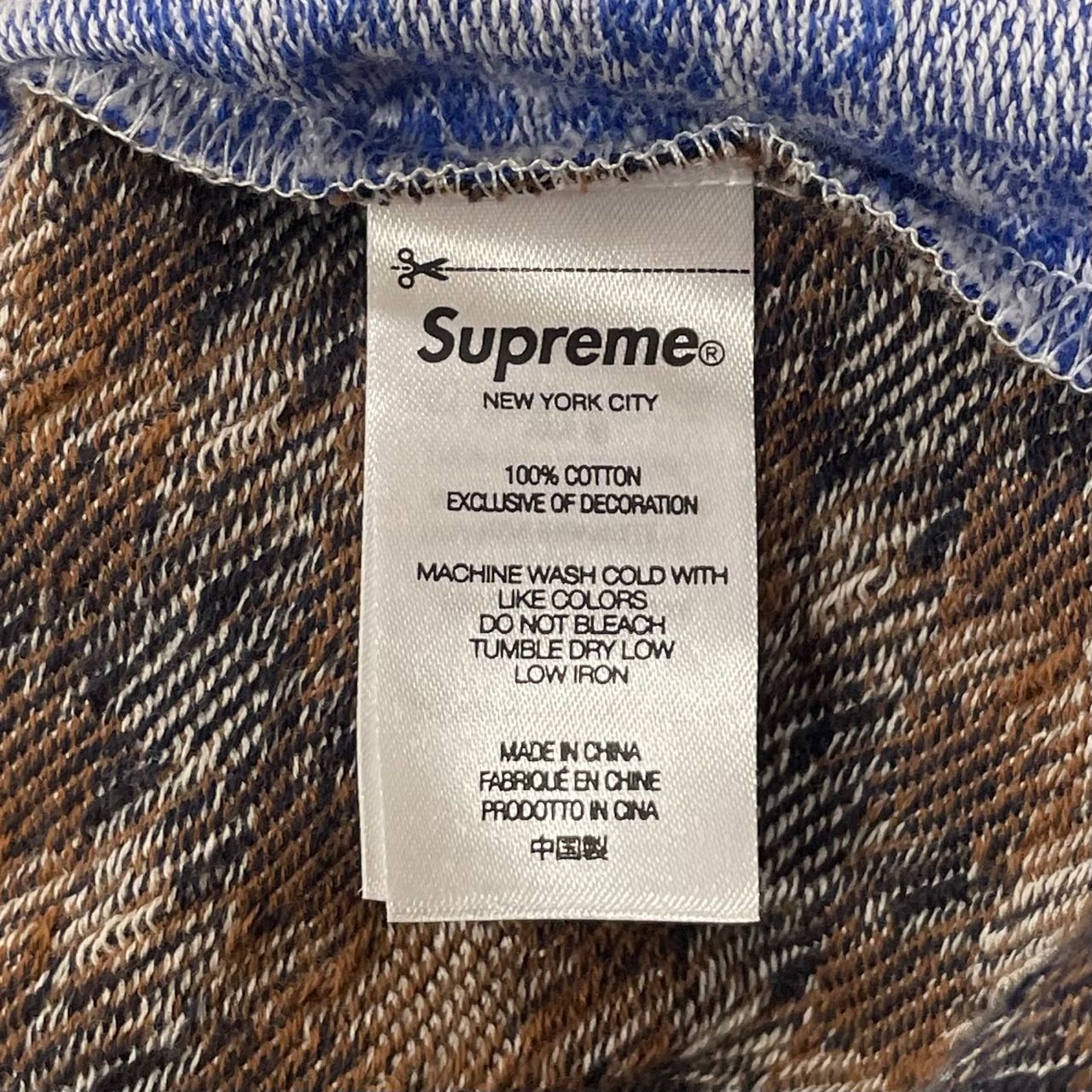 国内正規 SUPREME 23SS PATCHWORK JACQUARD L/S TOP パッチワーク