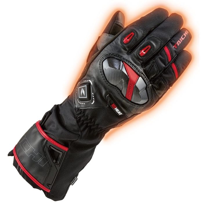 5営業日で発送 RSタイチ RSTAICHI RST654 e-HEAT アームド グローブ BLACK RED XL 品番 RST654BK11XL