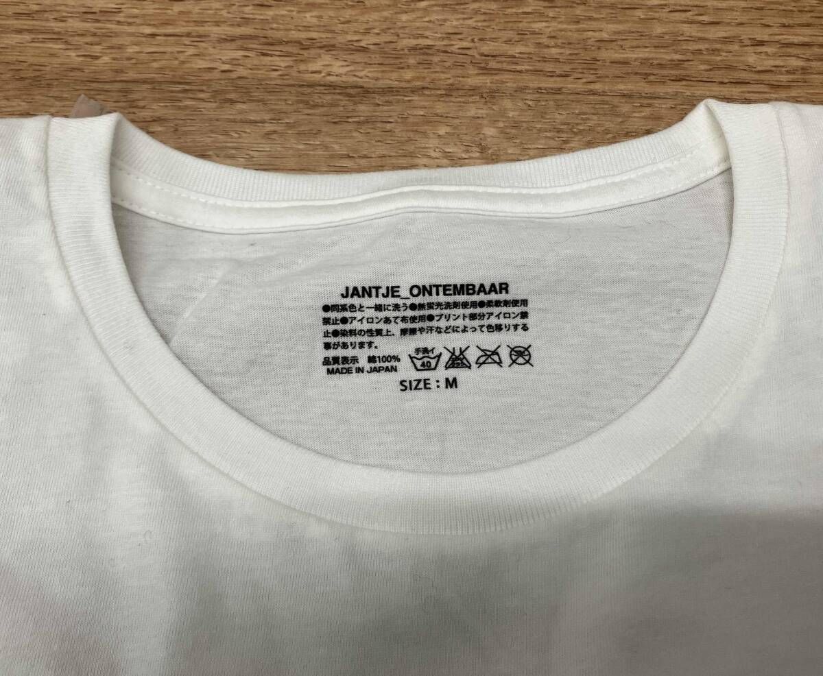 ☆【JANTJE ONTEMBAAR】ヤンチェオンテンバールMサイズ白 半袖Tシャツ