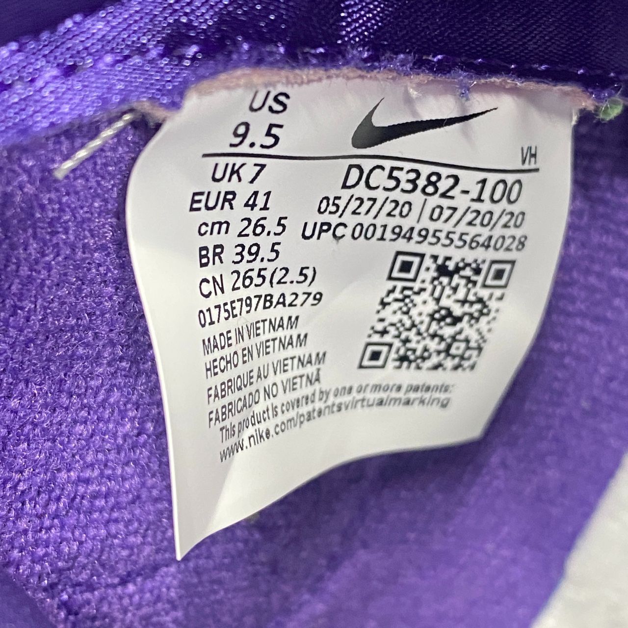 ☆EM10053 NIKE ナイキ メンズ ダンク ハイ ウィメンズ バーシティ 