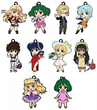中古】ストラップ(キャラクター) 全10種セット 「マクロス30周年