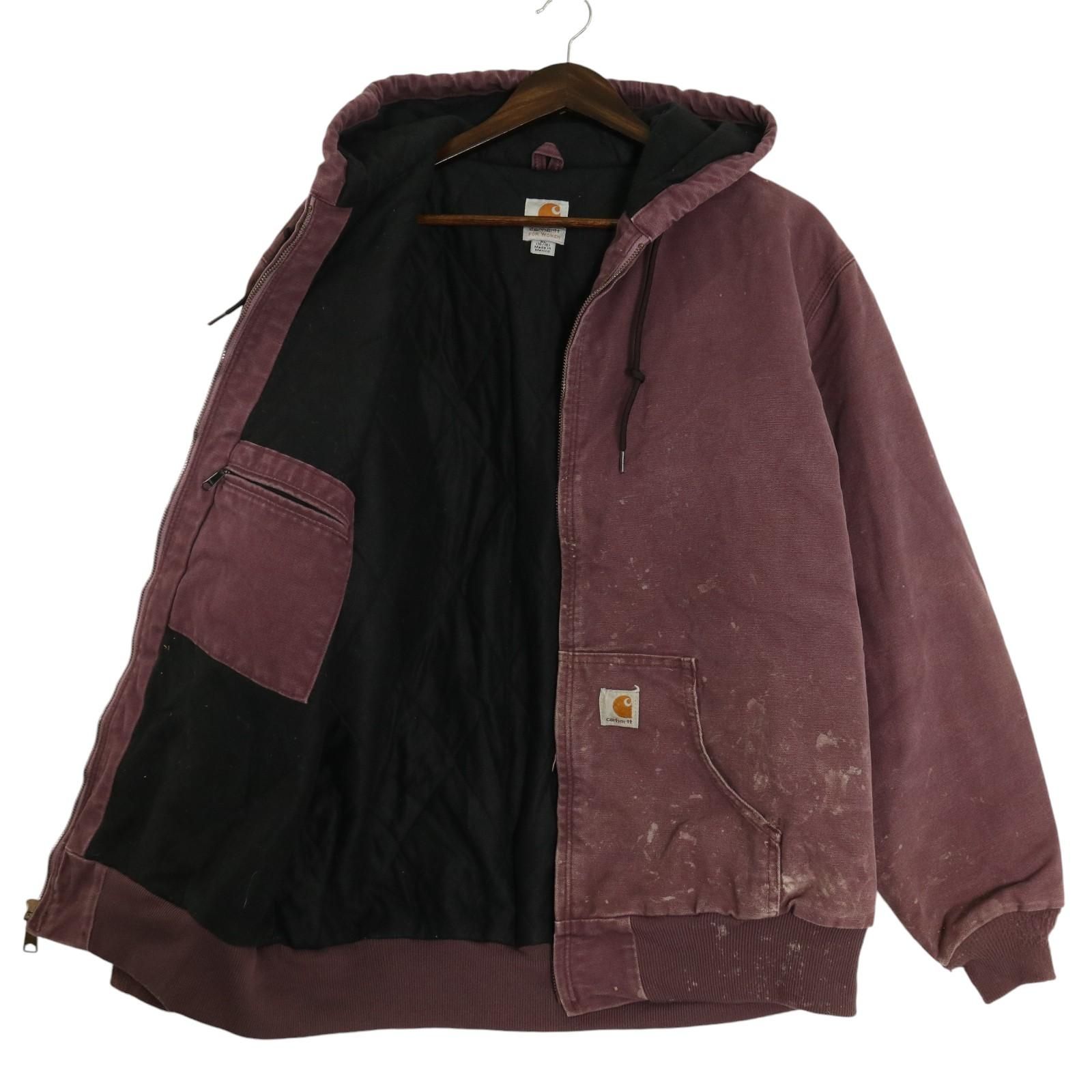 Carhartt アクティブジャケット 美品 00年代 Carhartt カーハート アクティブジャケット ワーク パープル