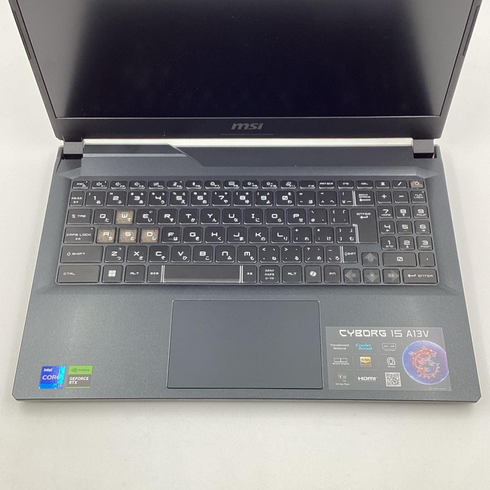 MSI Cyborg-15-A13VFK-1002JP i7-13620H 16GB M.2 SSD 512GB RTX 4060  