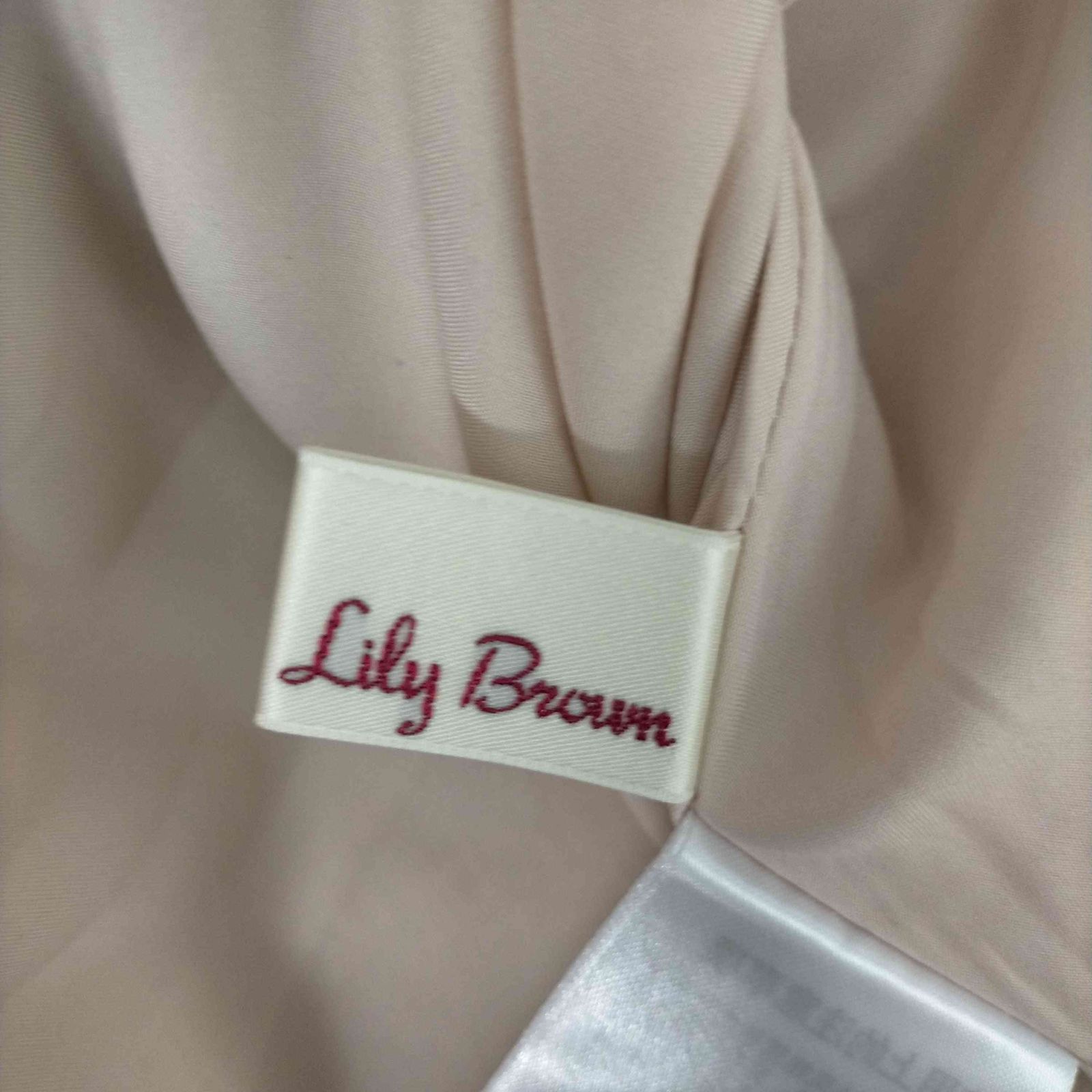 リリーブラウン Lily Brown 花柄 ミディ丈 フレアスカート レディース