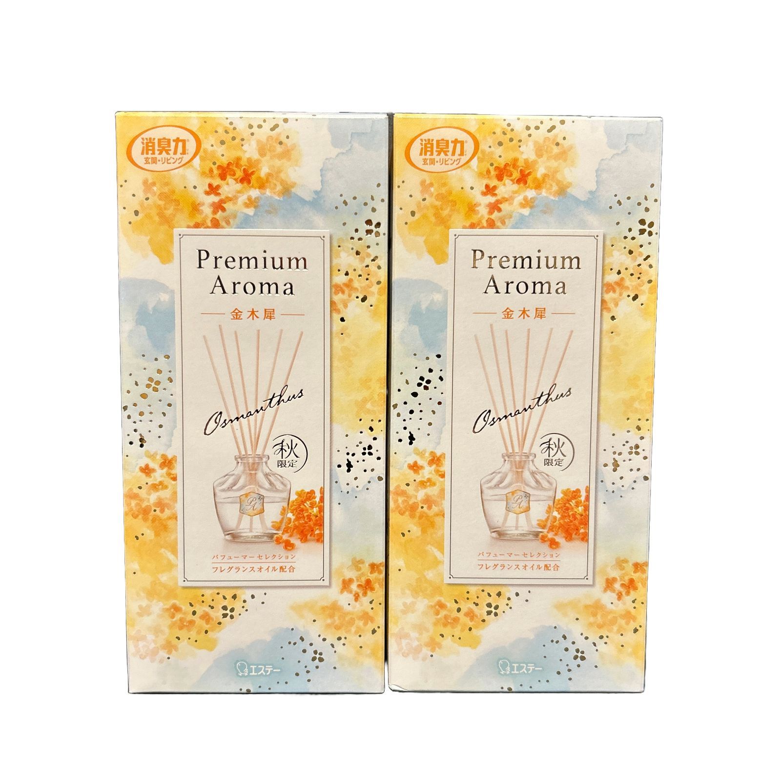 ２個セット】玄関・リビング用 消臭力 Premium Aroma Stick 金木犀