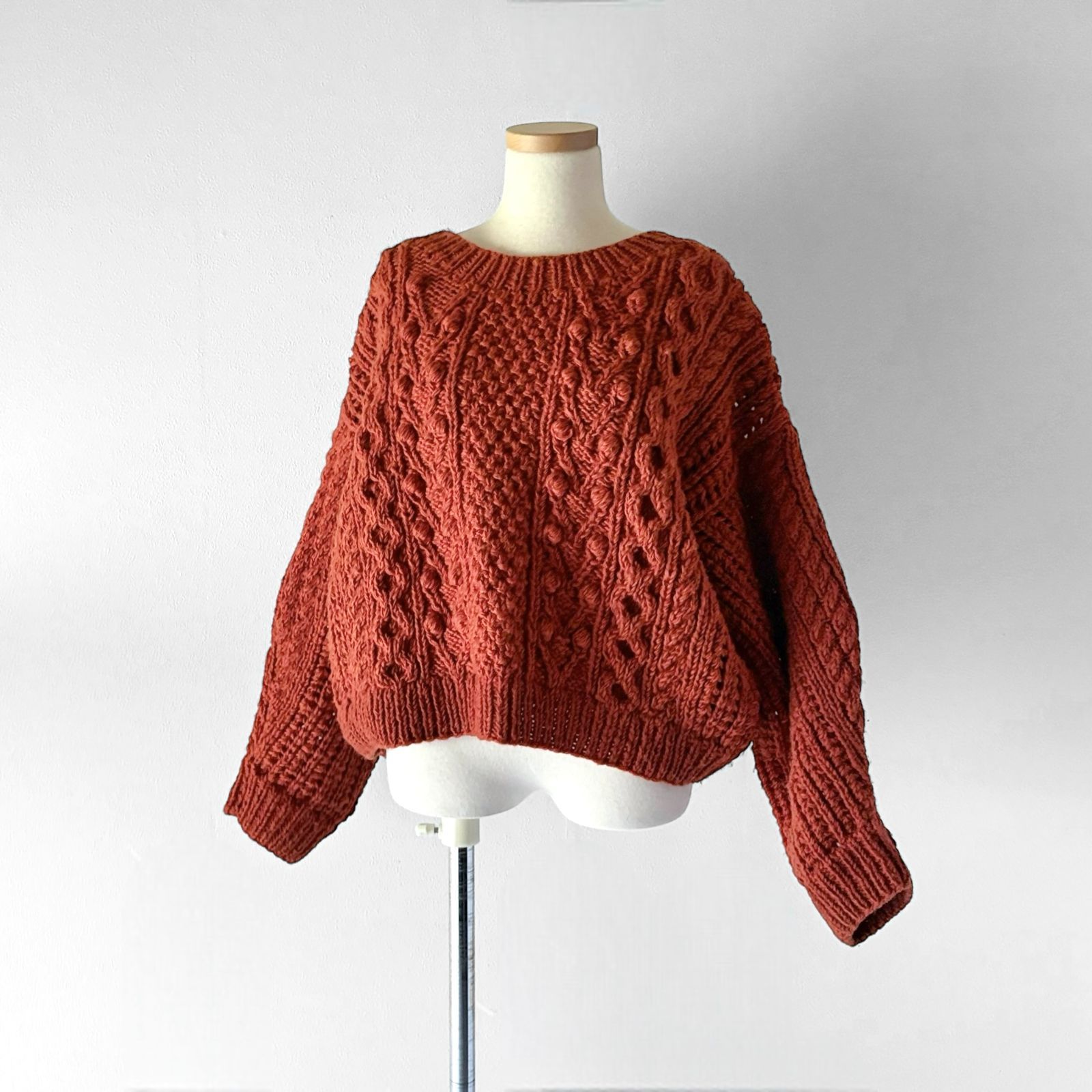 ジャーナルスタンダードレリューム KHWOPA ハンドニット　立体　ネパール ジャーナルスタンダードレリューム ネパールKHWOPAハンドメイドニット