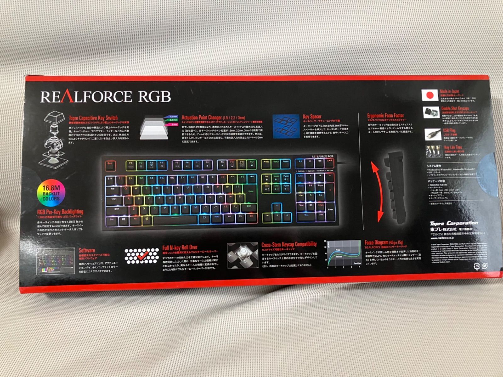 東プレRealforce RGB (型式：R2A-JP4G-BK AEAZ05） - メルカリ