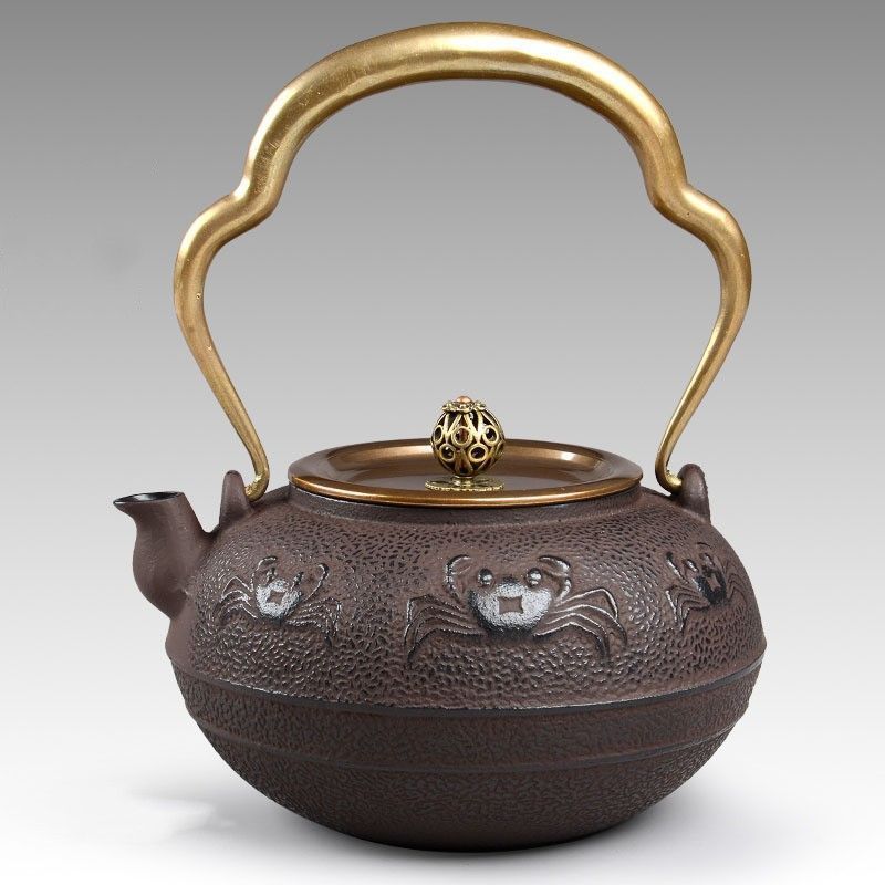 1200ml鉄瓶 鋳鉄ケトル 直火可 南部鉄器 やかん 鉄分補給 鉄器 鋳物 茶道道具 茶こし付き 伝統工芸品 調理器具 贈り物 プレゼント ギフト
