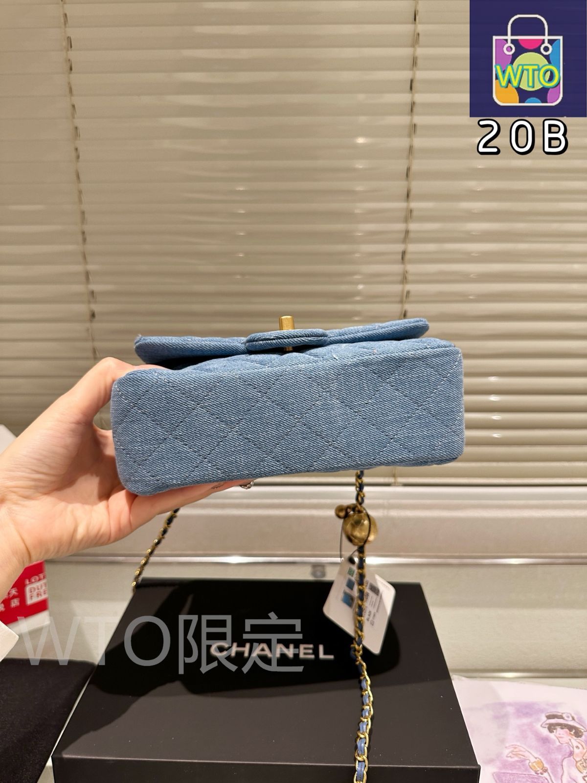 【大人カジュアル♪】CHANEL デニム ショルダーバッグ サイズ感がキュート♡】CHANEL デニム ショルダーバッグ (CHANEL