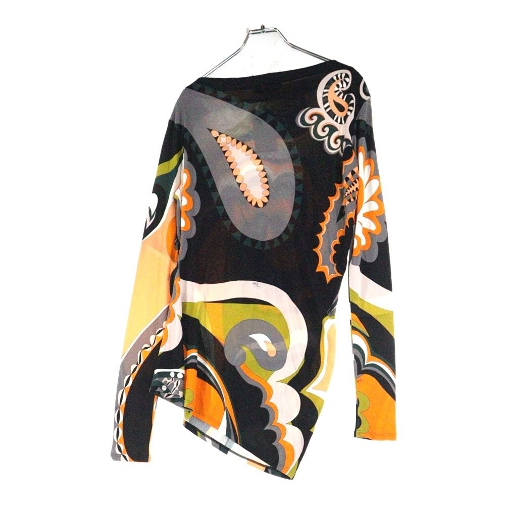EMILIO PUCCI エミリオプッチ 長袖ワンピース シルク 40 EMILIO PUCCI エミリオプッチ フィレンツェ シルク 34