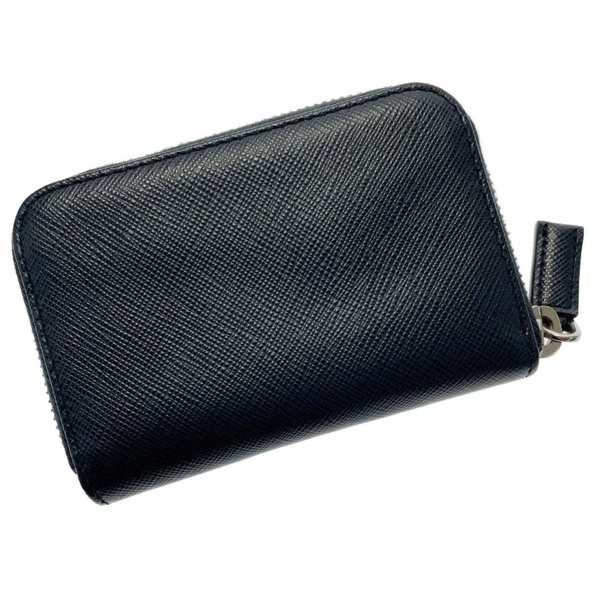 月末限定格安出品　PRADA プラダ　小銭入れ　コインケース　紺　付属品　箱 PRADA プラダ コインケース 小物入れ 2MM358 ダークネイビー