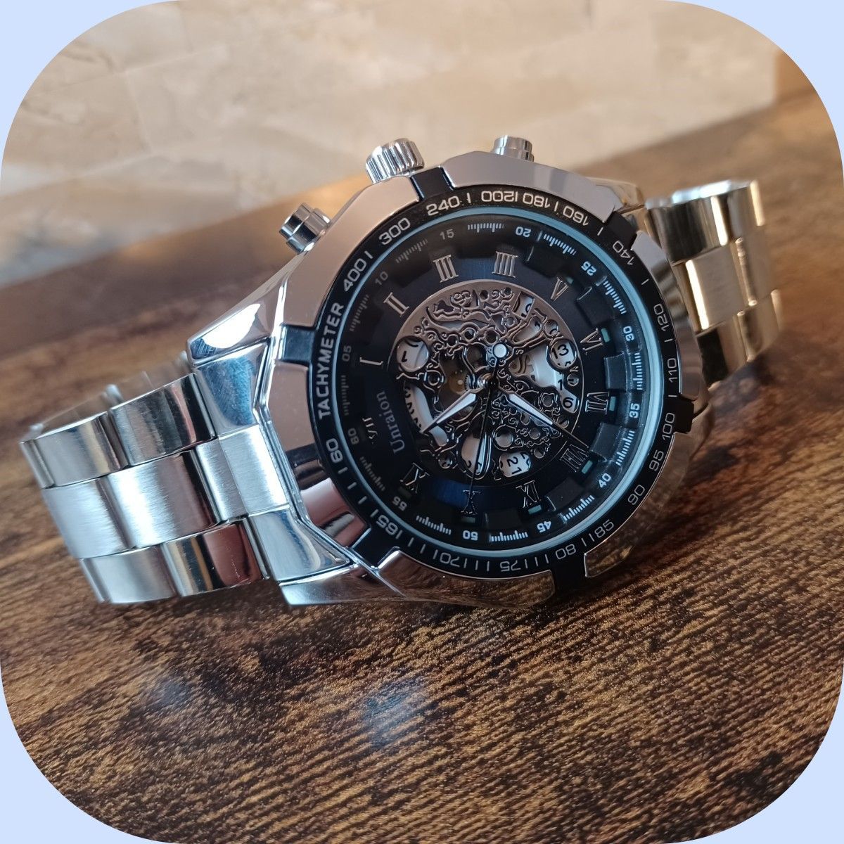 新品 腕時計 メンズ 高級感 茶色 223 - 時計