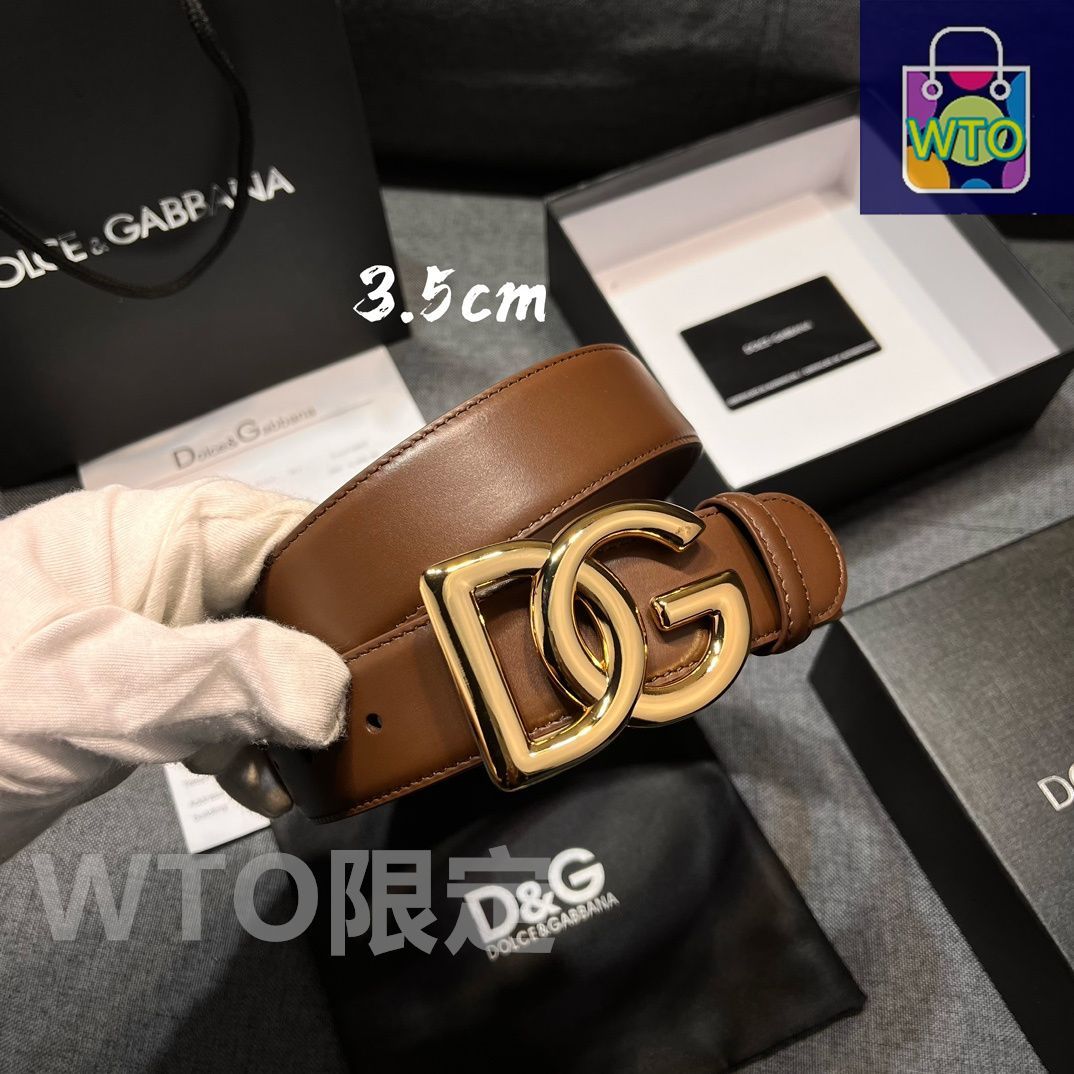 今日特価】Dolce & Gabbana ドルチェ & ガッバーナ レザーベルト