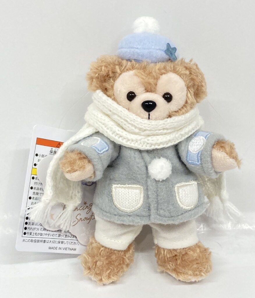 東京ディズニーシー ぬいぐるみバッジ Duffy and Friends ダッフィー(マフラー/コート)/Dancing Snowflakes 2024