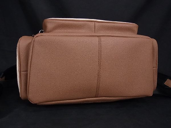 ■新品■未使用■ MICHAEL KORS マイケルコース キャンバス×レザー リュックサック デイパック バックパック ベージュ系 AN3433