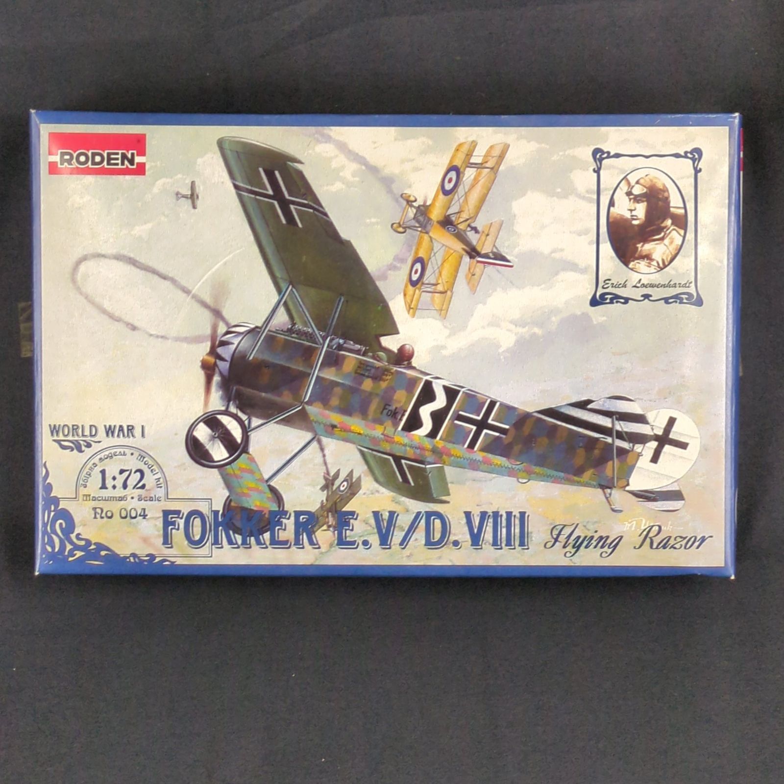 輸入キット 品 RODEN ローデン 004 1|72 FOKKER E.V|D.ⅷ Flying Razor