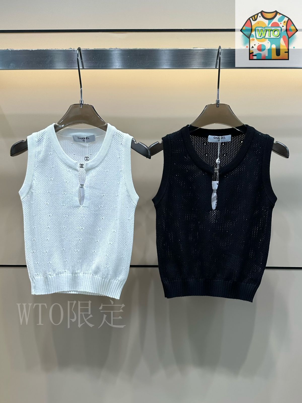今日特価】Chanel 25 夏季新款 カットアウトニットベスト - メルカリ