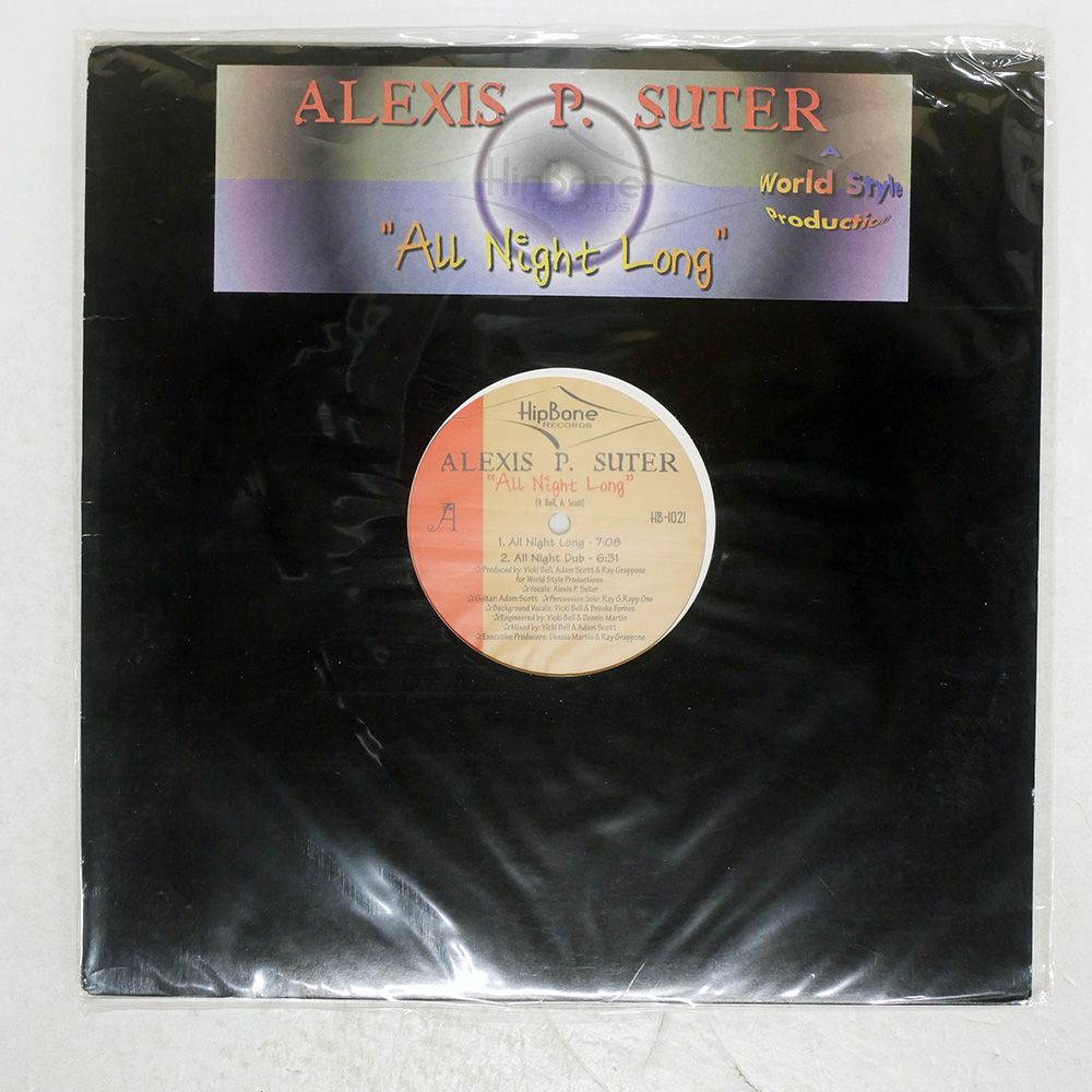 US盤 ALEXIS P. SUTER/ALL NIGHT LONG/HIPBONE HB1021 12 - メルカリ