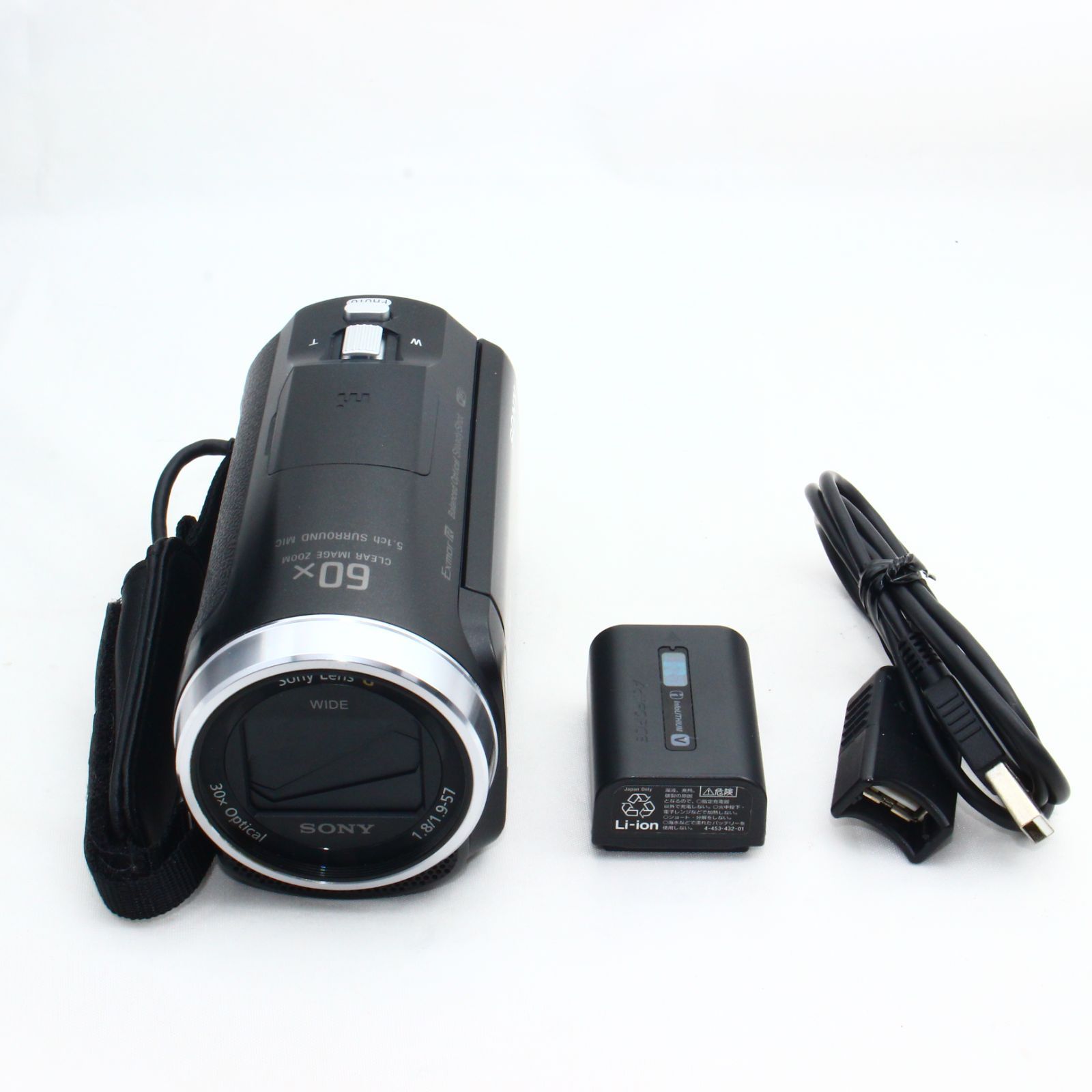 ソニー SONY ビデオカメラHDR-CX675 32GB 光学30倍 ホワイト Handycam 