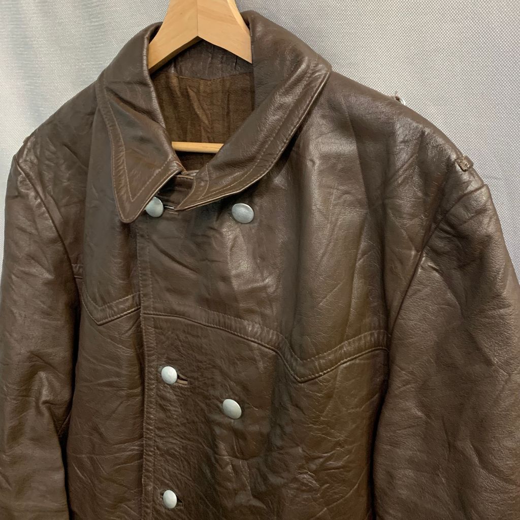 ユーロ ビンテージ Euro Vintage 70s Germany leather BRAUCH - FREY 茶 Brown ブラウン No.I373