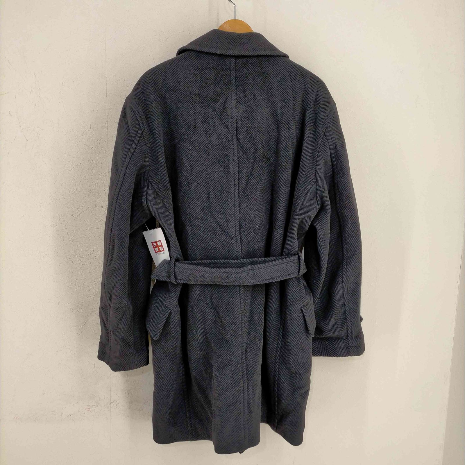 美品 Ralph Lauren ラルフローレン ヘリンボーン柄 チェスターコート POLO RALPH LAUREN/ポロラルフローレン】一枚袖ウール