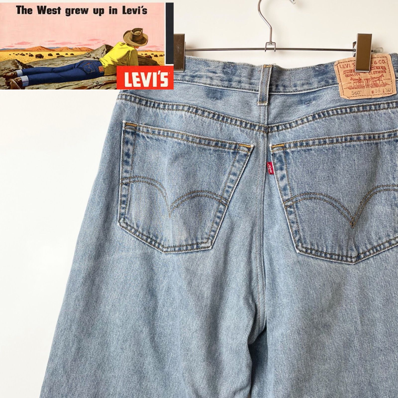 魅力の 超ビッグサイズ！Levi's リーバイス560 W56L30 メキシコ産【D15