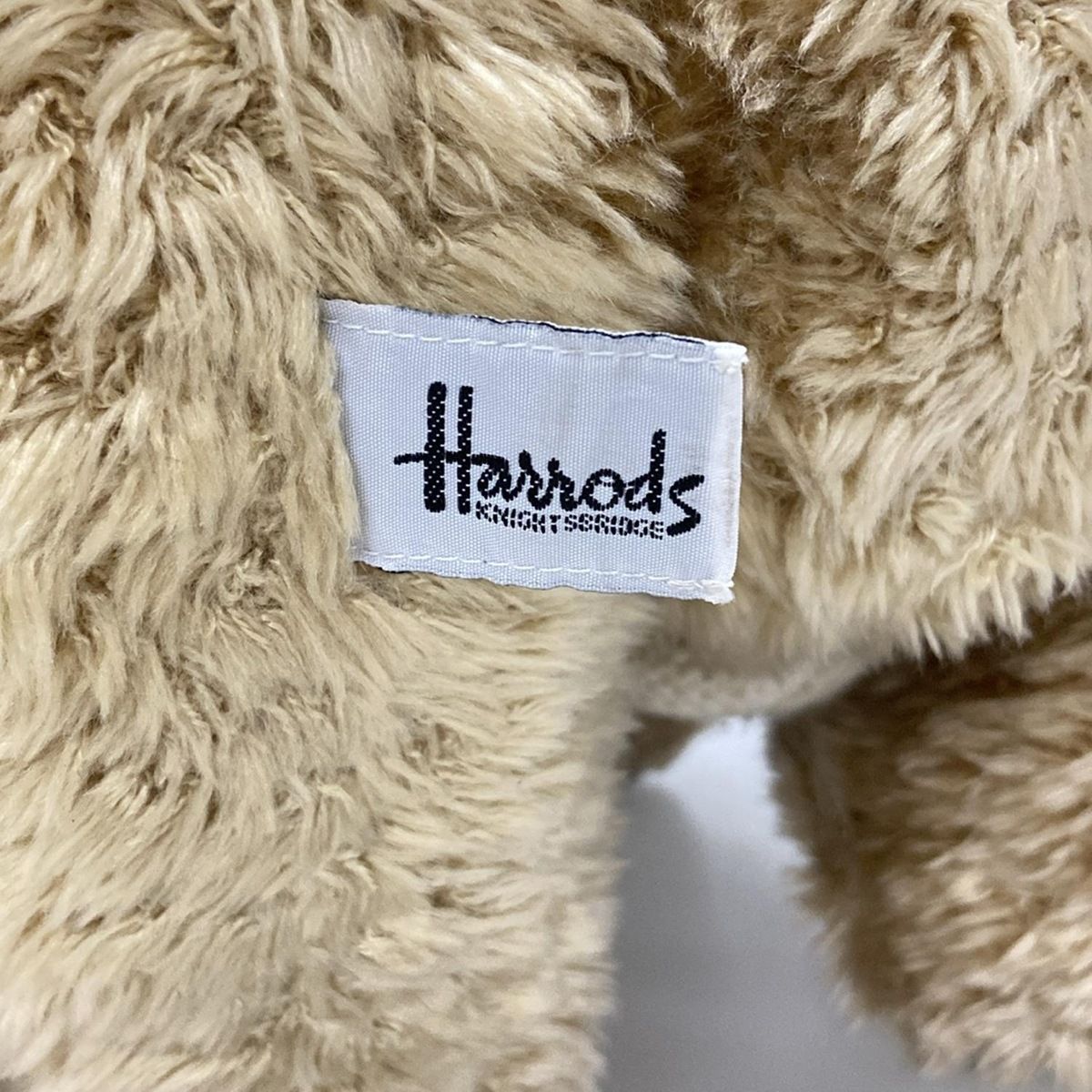 ハロッズ ぬいぐるみ ベージュ 30cm 2021 HARRODS(ハロッズ) ぬいぐるみ - ベージュ×マルチ テディベア