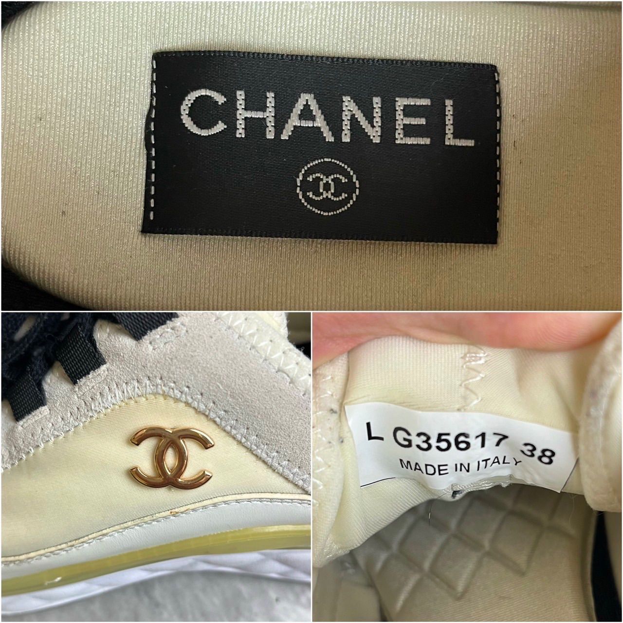 ✨希少品✨ CHANEL シャネル スニーカー シューズ 靴 ランナウェイ38