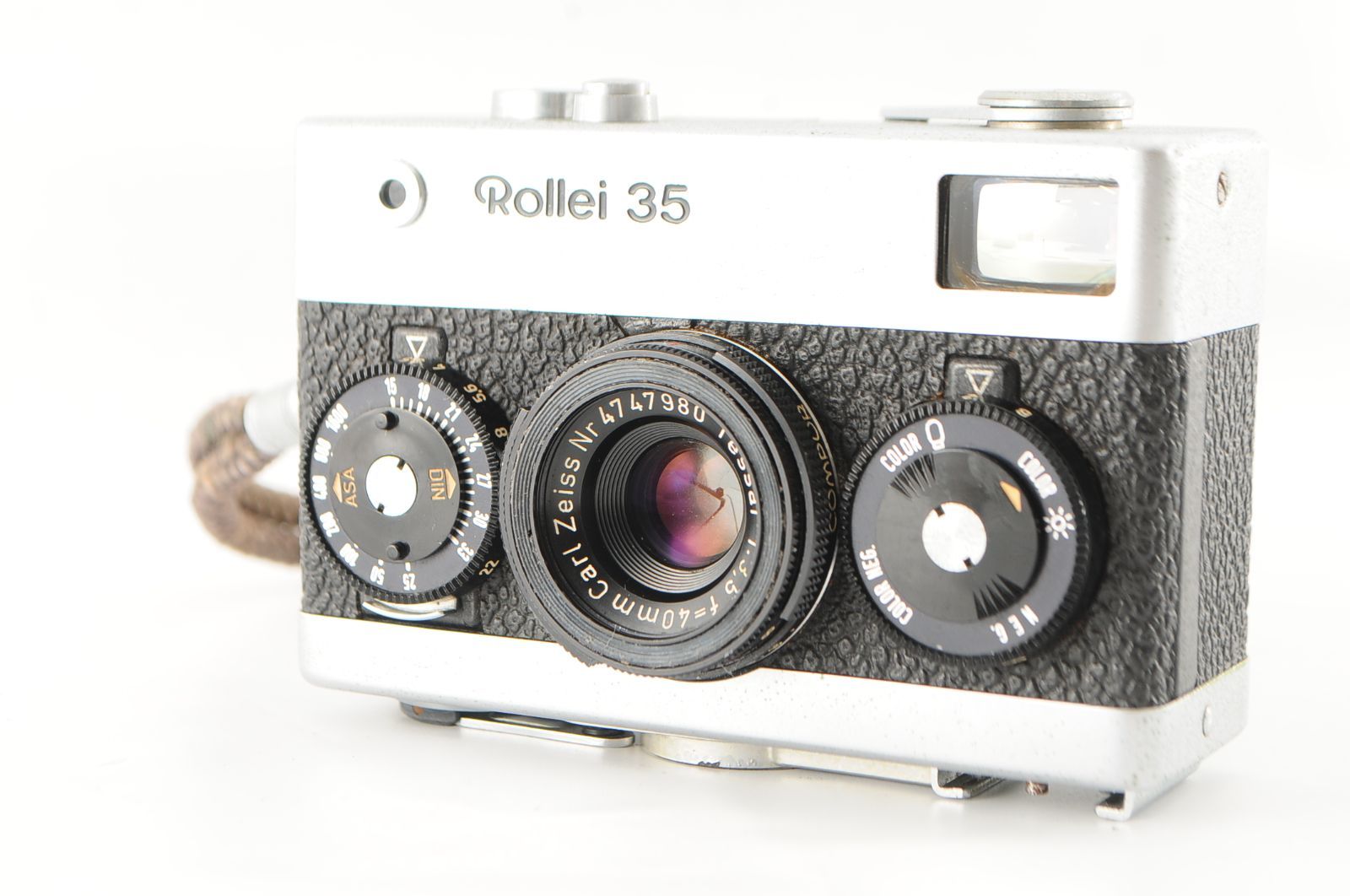 Rollei ローライ 35 Germany 清潔感溢れる な外観 シャッター 露出計 済み 完動品 細かく動作 済 1643