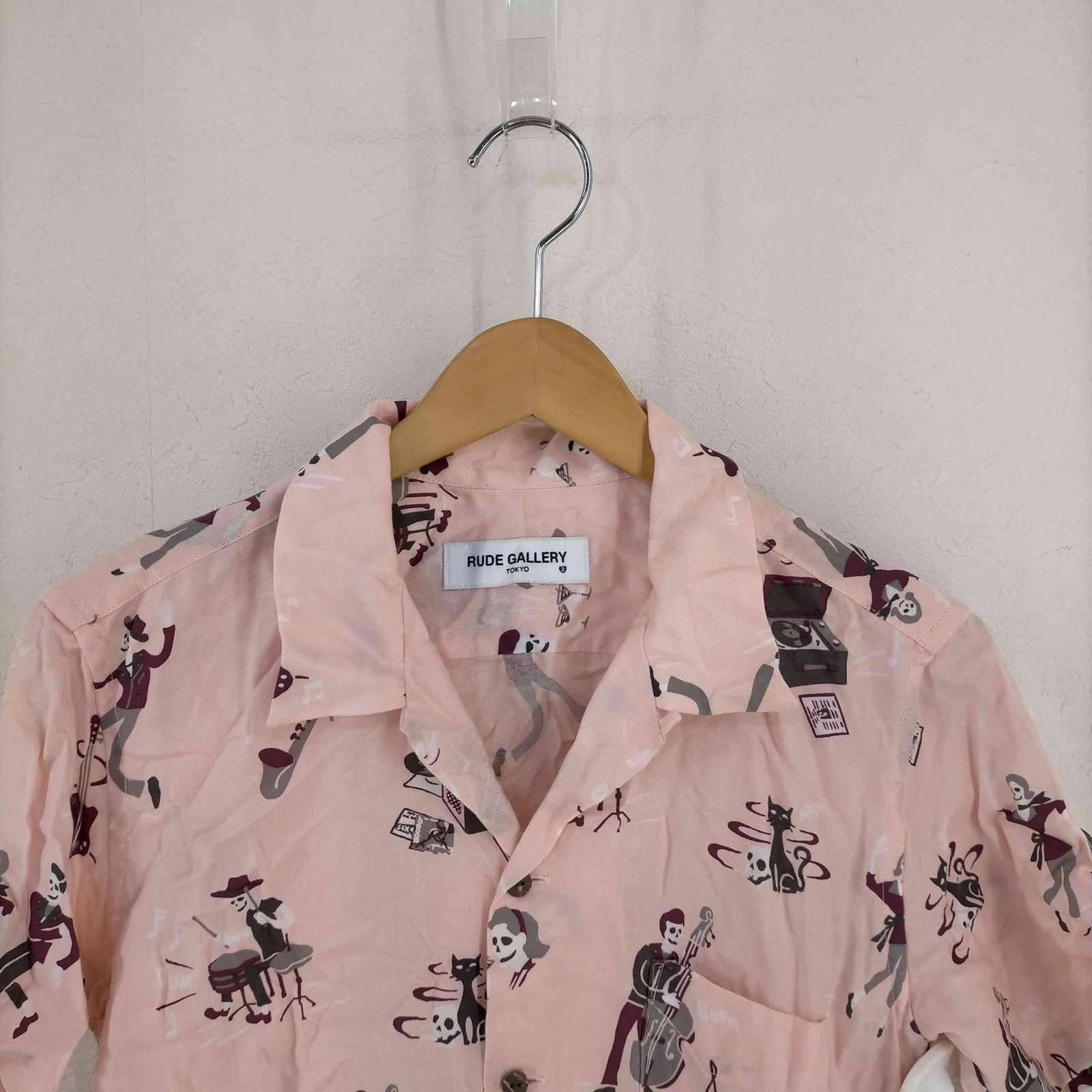 Rude Gallery Aloha Shirt, Size M, rudegallery