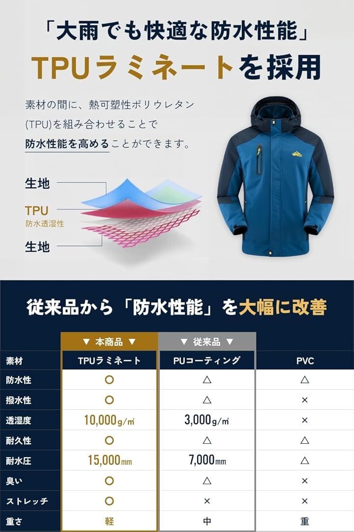 速乾トレッキングパンツ 2XL