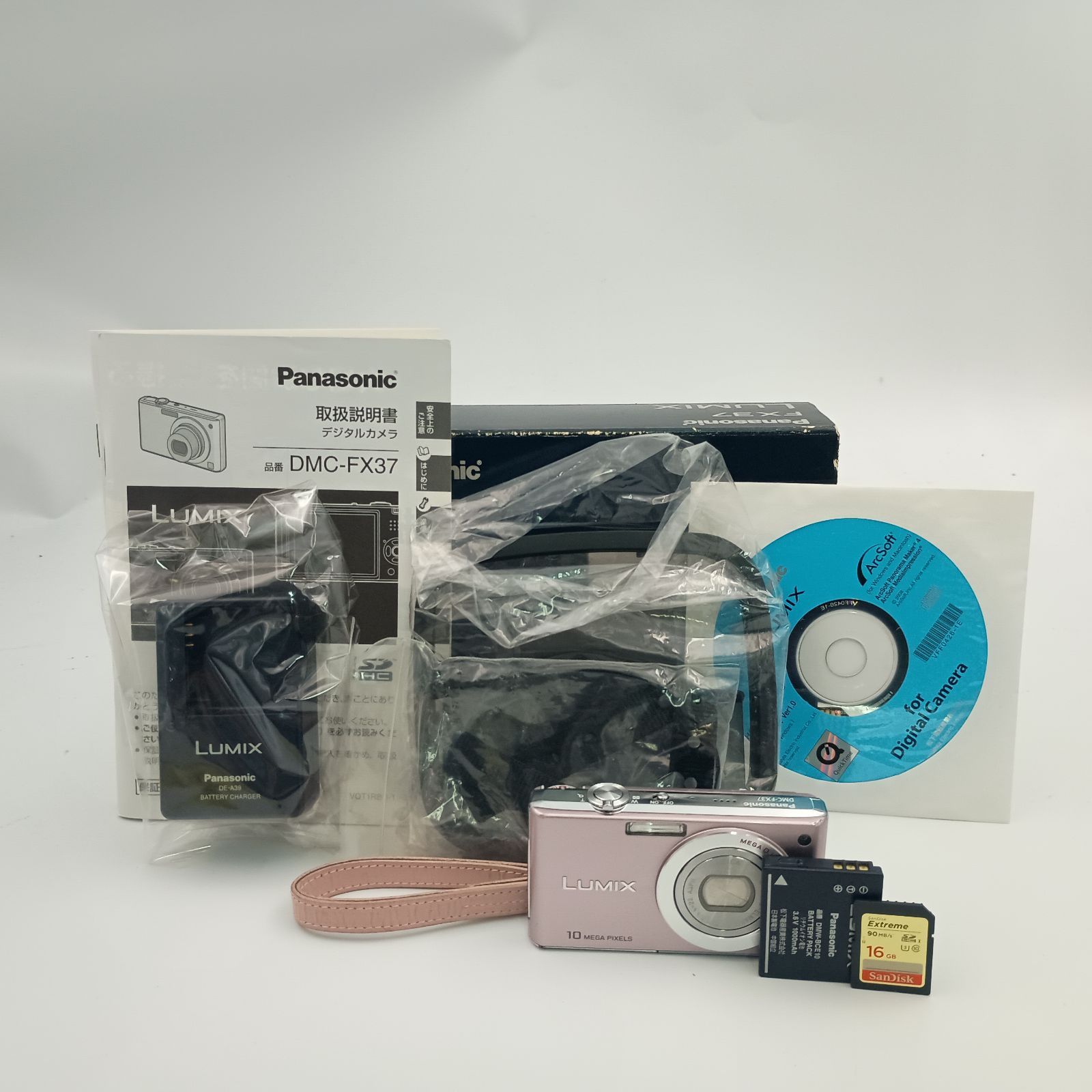 Panasonic LUMIX DMC-FX37 Compact DIGITAL Camera Pink