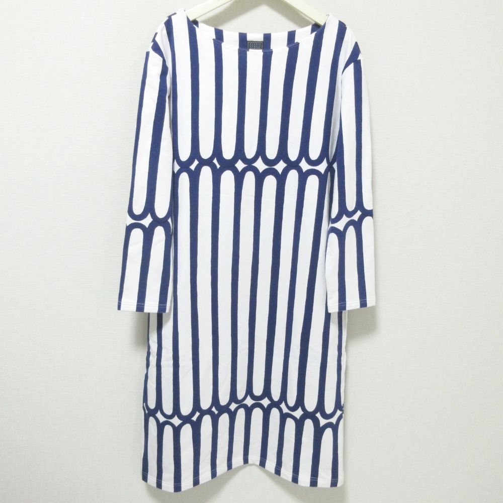 【美品】mina perhonenミナペルホネン ブルーワンピースnami 40 良品 クリーニング済 mina perhonen ミナペルホネン finger