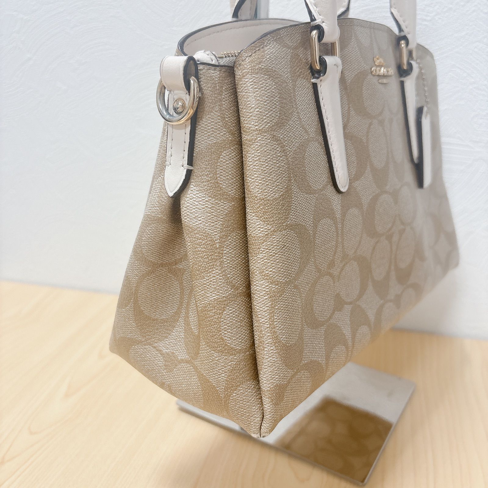 COACH コーチ セージ ショルダー ハンド バッグ シグネチャー