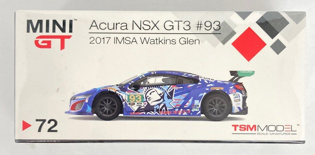 TSM 1/64 MINI GT Acura NSX GT3 IMSA チャンピオンシップ