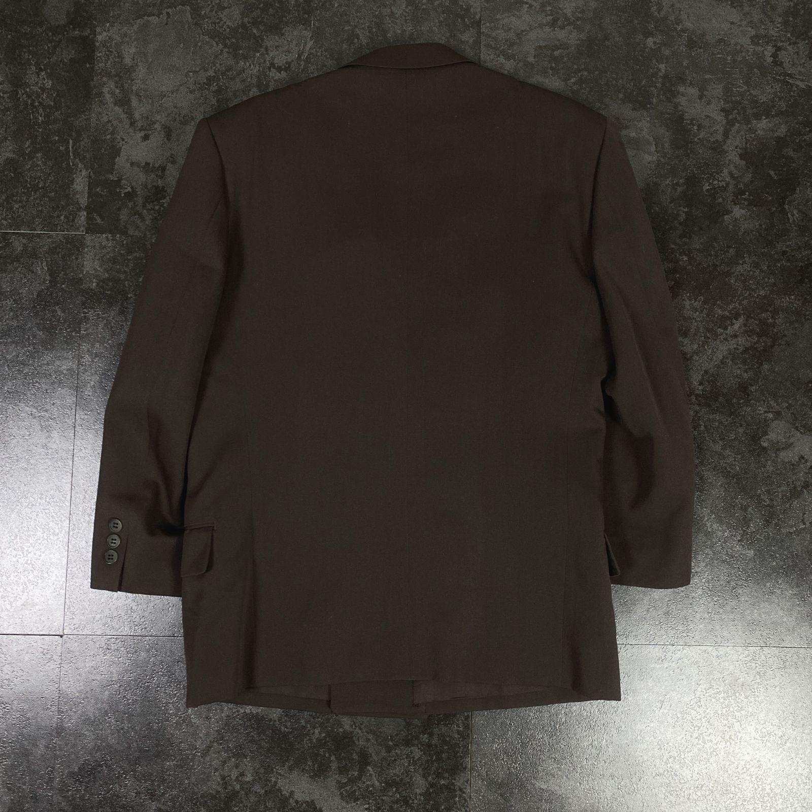 【vintage】セットアップ　5点セット　ダブル　ブラウン　ピンバッチ vintage】セットアップ5点セットダブルブラウンピンバッチ