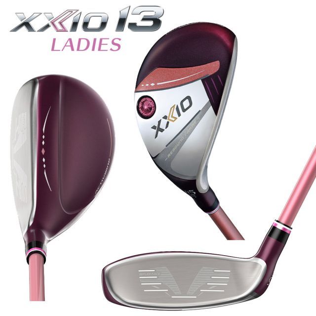 XXIO13 ゼクシオ 13 レディス ハイブリッド ボルドー 右用 ゼクシオ MP1300L カーボンシャフト DUNLOP ダンロップ ゴルフ クラブ モデル 日本 ND