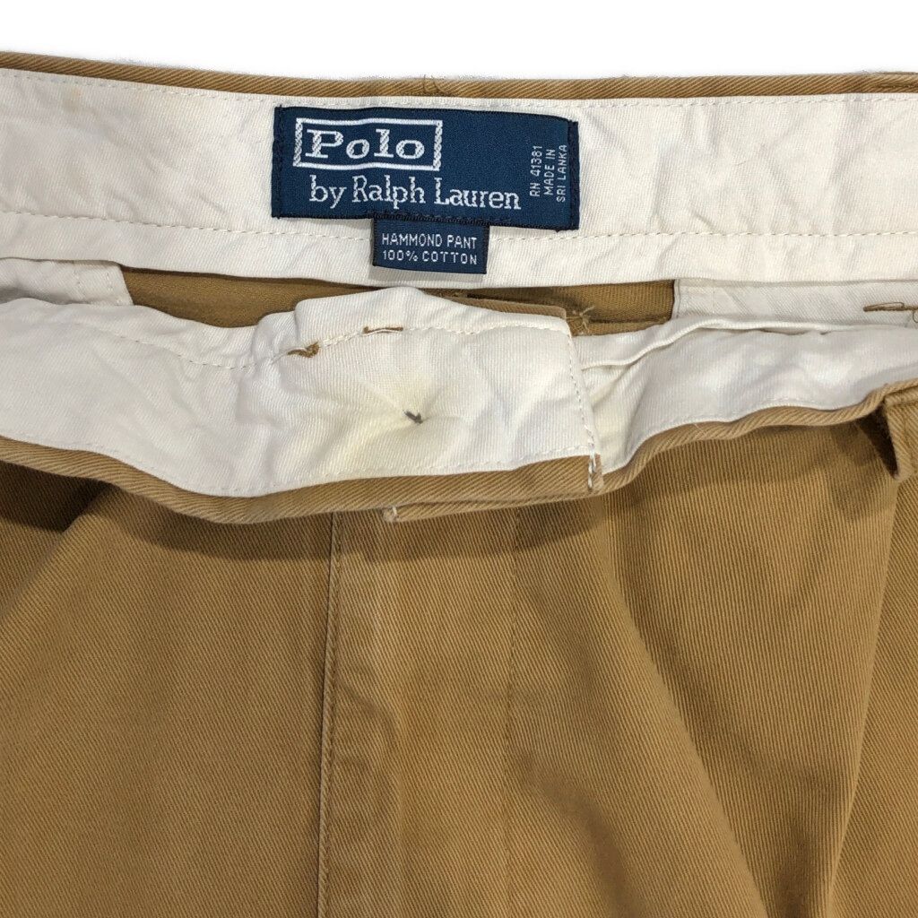 ポロバイラルフローレン　ポロチノ　ブラック　HAMMOND PANT　W34 ポロバイラルフローレン チノパン ポロチノ ブラック ETHAN PANT