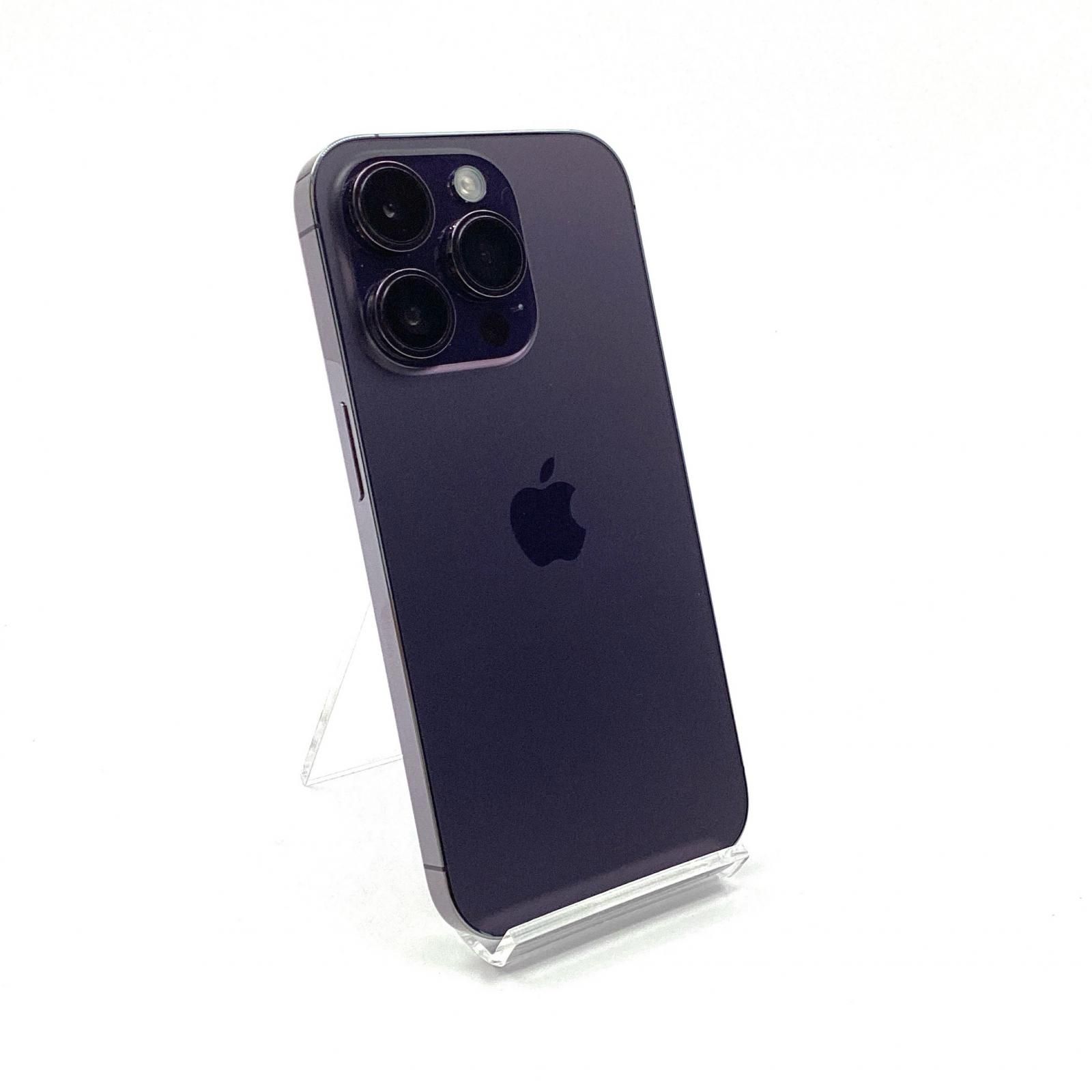 【全額返金保証】【最速発送】Apple iPhone 14 Pro 256GB ディープパープル 81% 動作確認済
