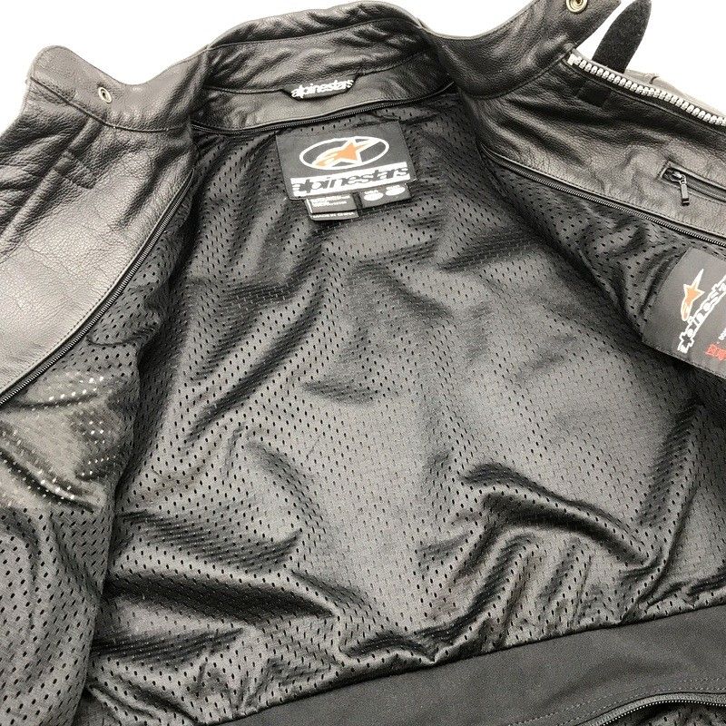 alpinestars アルパインスターズ レザーライダースジャケット ブラック