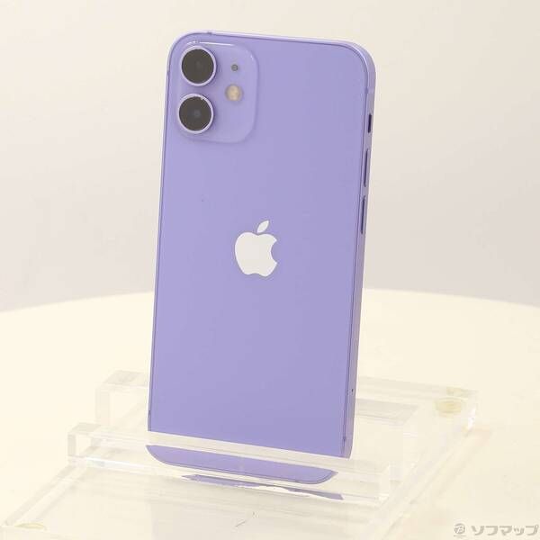 中古品〕 iPhone12 mini 128GB パープル MJQD3J／A SIMフリー