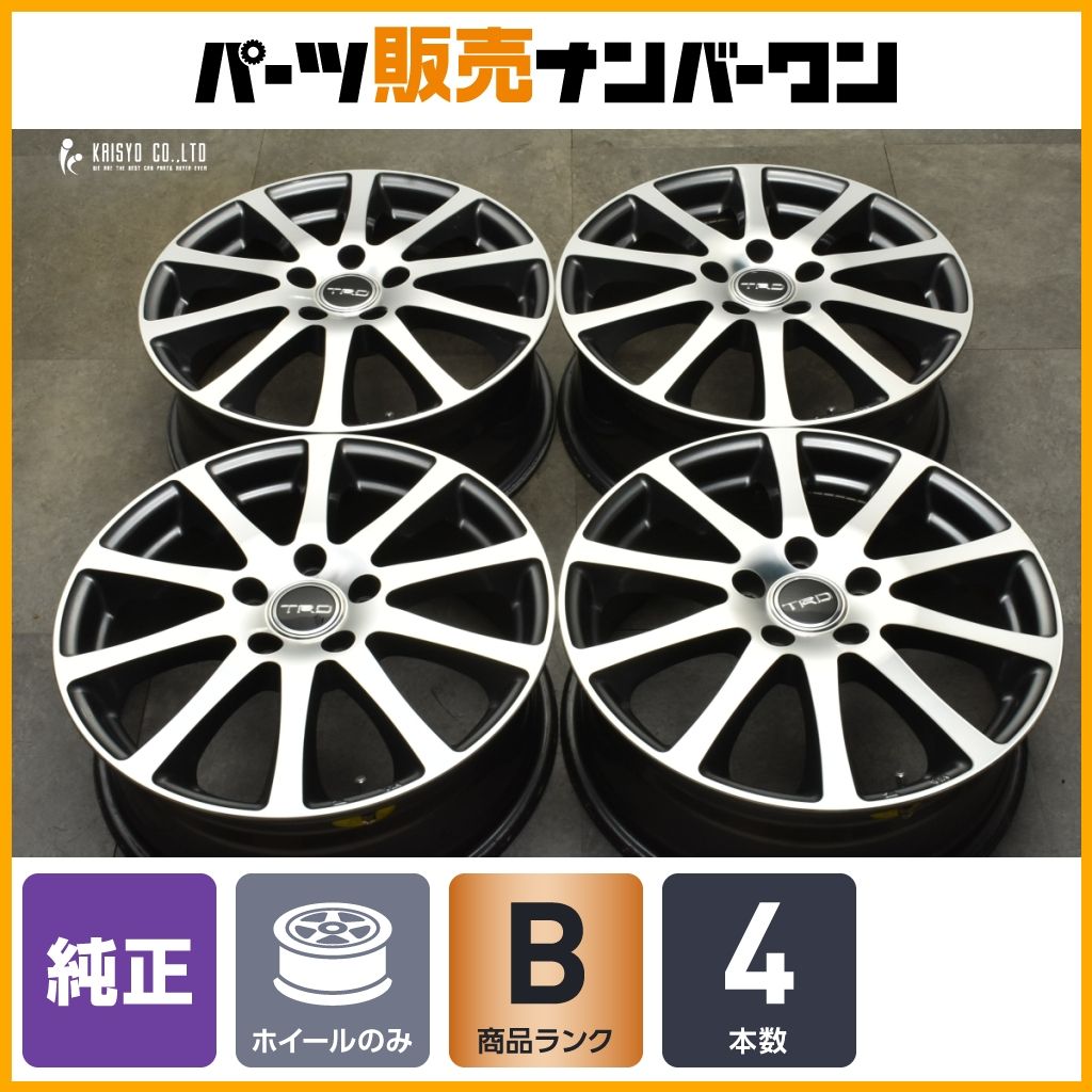 カスタム用に】トヨタ 純正オプション TRD TF4 17in 6.5J +54 PCD114.3 