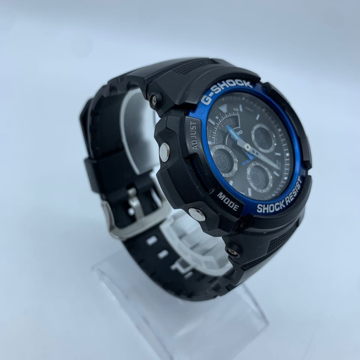 CASIO カシオ G-SHOCK ジーショック AW-591 腕時計 アナログ 青 黒 