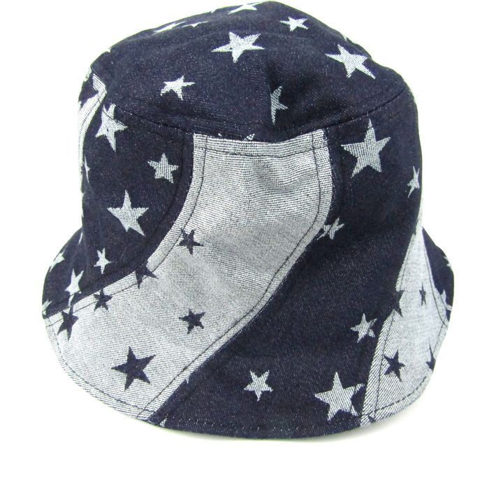 帽子 バケットハット 15点セット 星柄 52 cm ネイビー ダークブラウン 子供用 まとめて 大量 キッズ 女の子用 hat